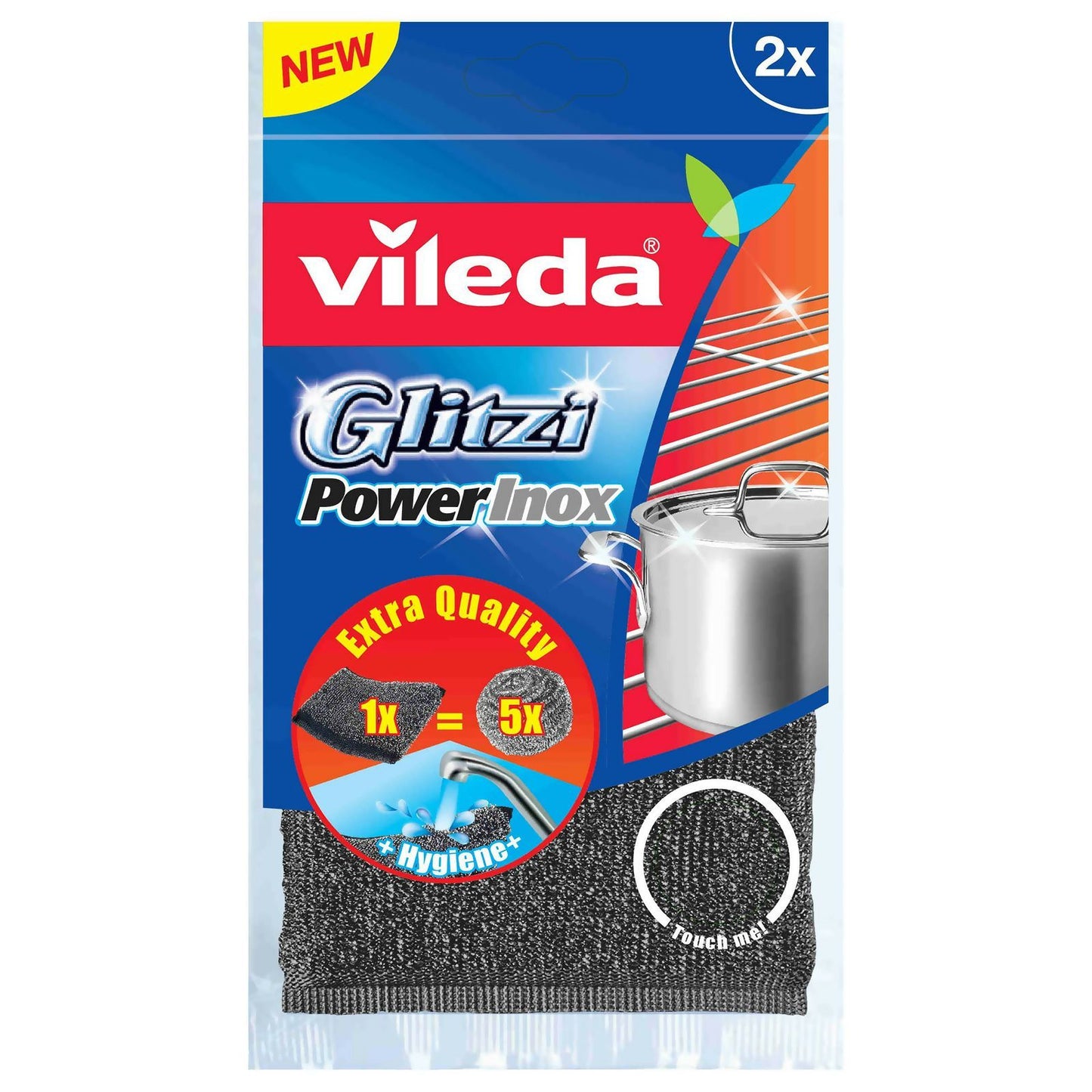 vileda Glitzi PowerInox x2