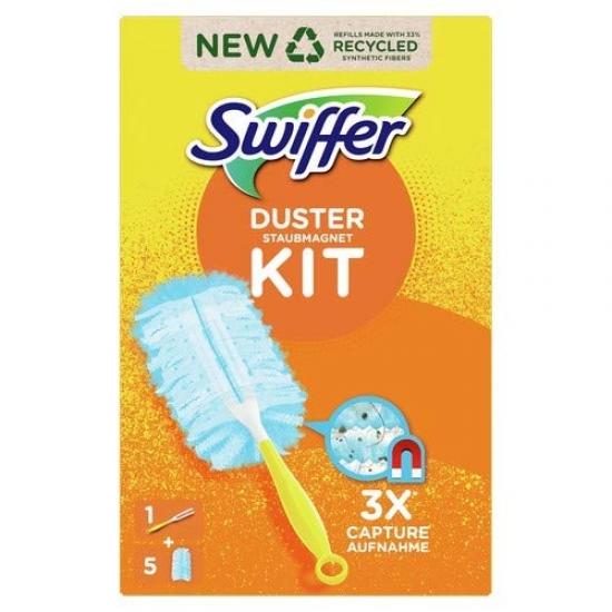 Swiffer Duster Staumbmagnet Kit 5 piumini + 1 Manico