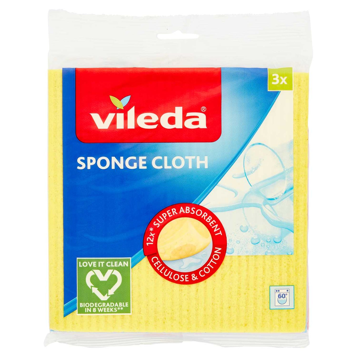 Vileda spugne cloth x3