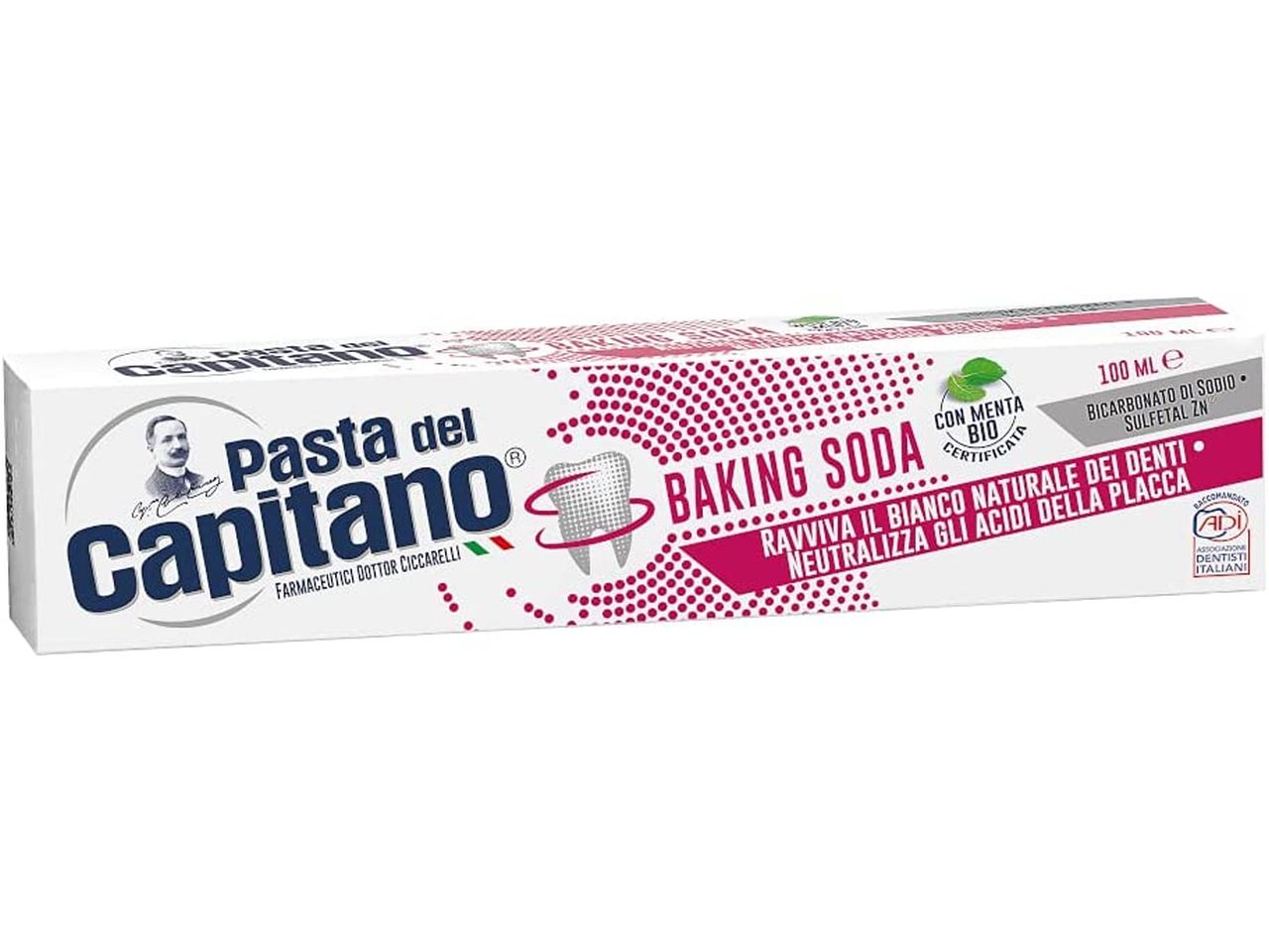 Pasta del Capitano dentifricio baking soda 100 ml