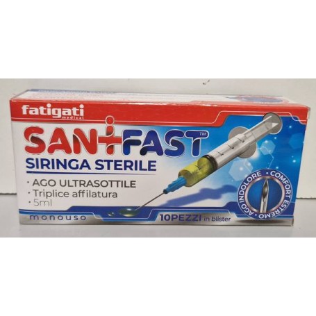 Fatigati Siringa Sterile Ago Ultra Sottile x10