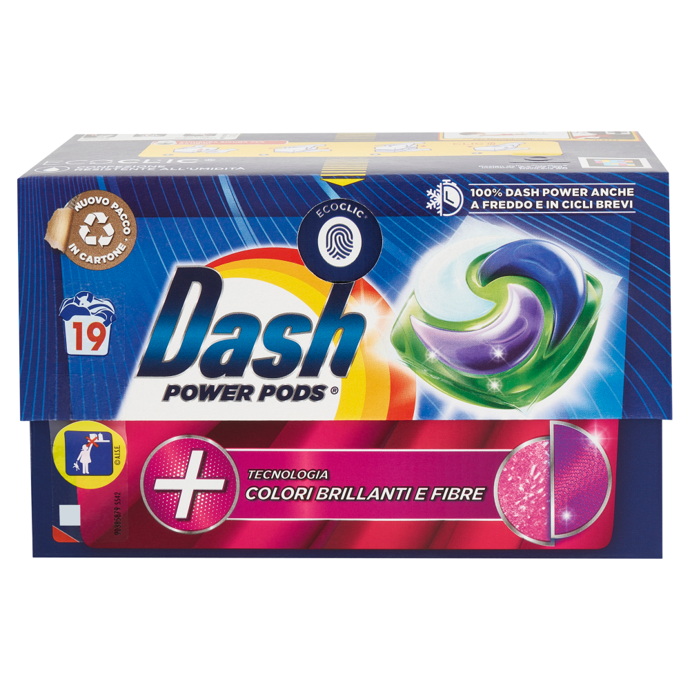 Dash Power Pods x19 Colori Brillanti e Fibre