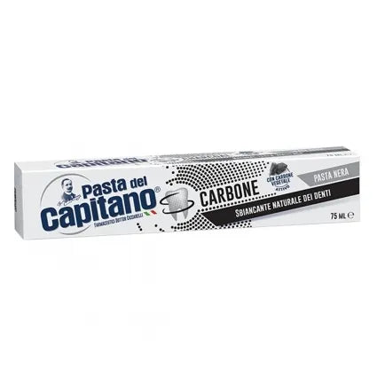 Pasta del Capitano Carbone Vegetale Dentifricio Sbiancante 100ML